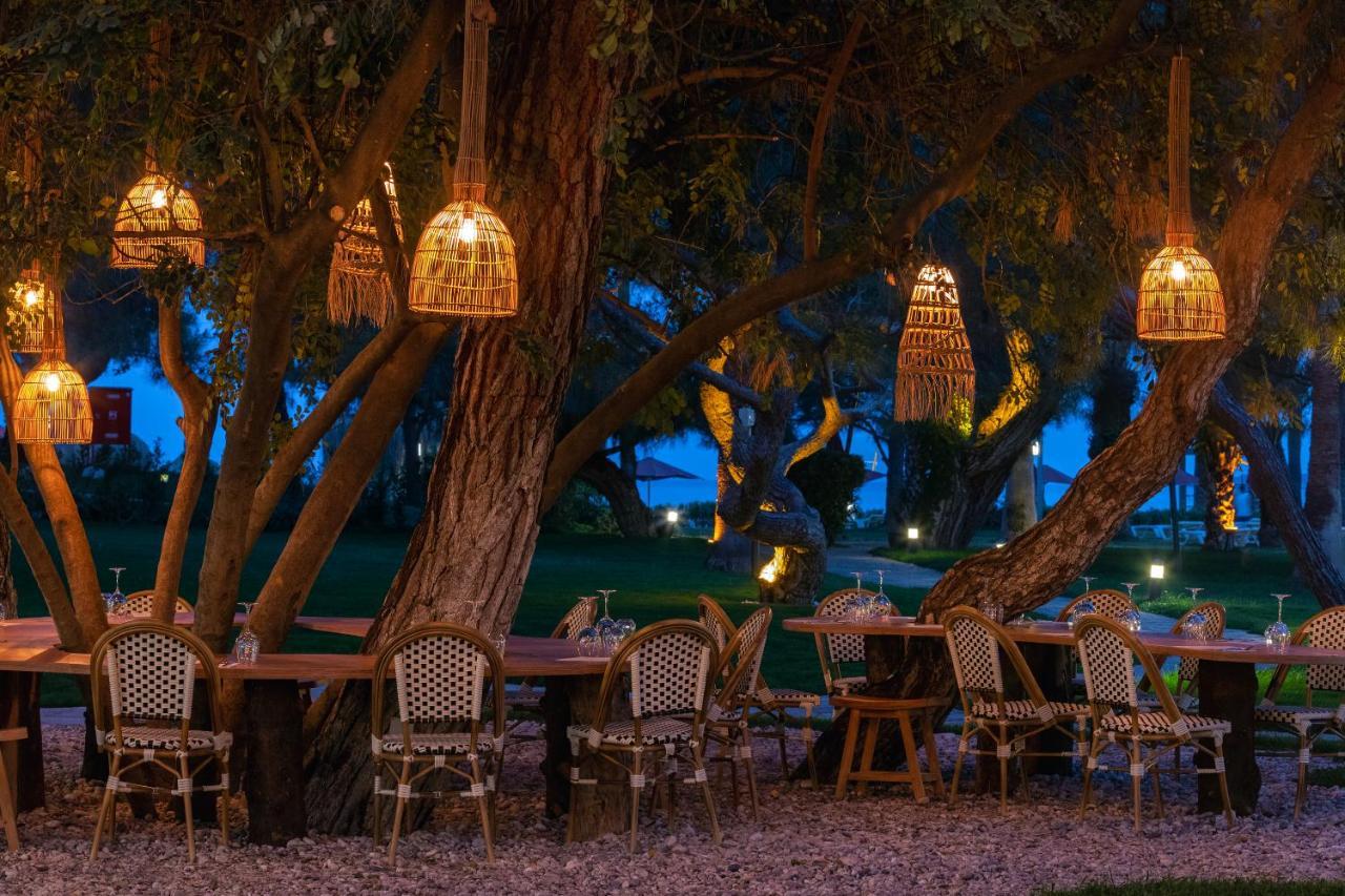 ホテル マート ミラ テキロヴァ エクステリア 写真 The restaurant at the hotel